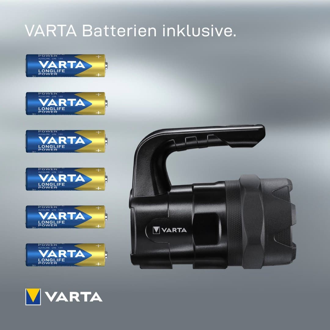 VARTA Taschenlampe Indestructible BL20 Pro | Schwarz