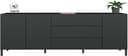 borchardt Möbel Sideboard Sophia | Schwarz 2