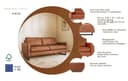 Home affaire 3-Sitzer Pinto | Braun 3