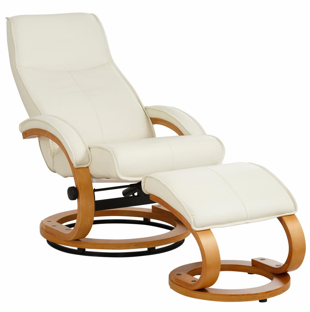 Home affaire Relaxsessel mit Hocker PARIS | Beige