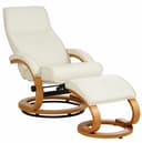Home affaire Relaxsessel mit Hocker PARIS | Beige 5