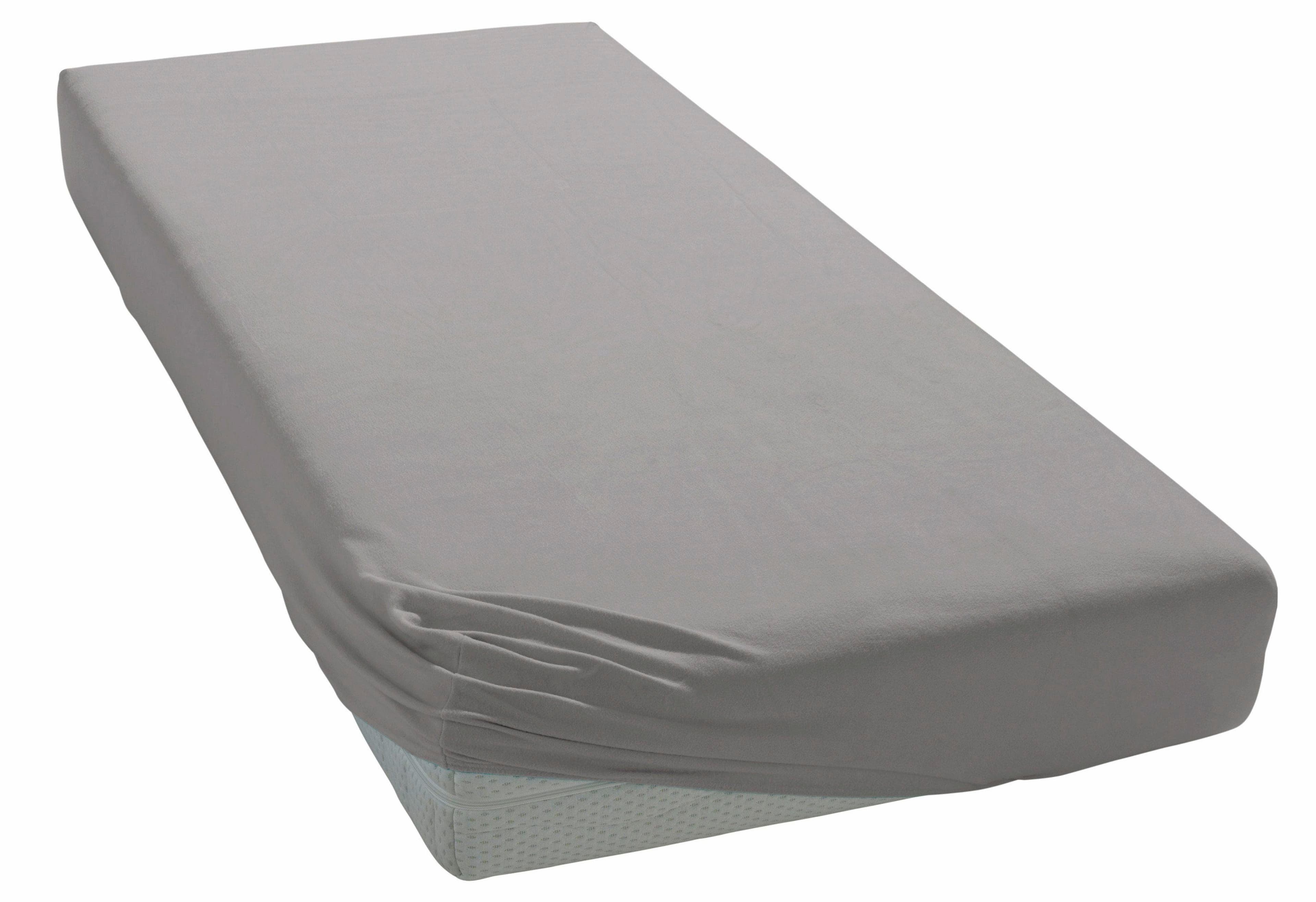 OTTO home Spannbettlaken PHYSALIS | Grau