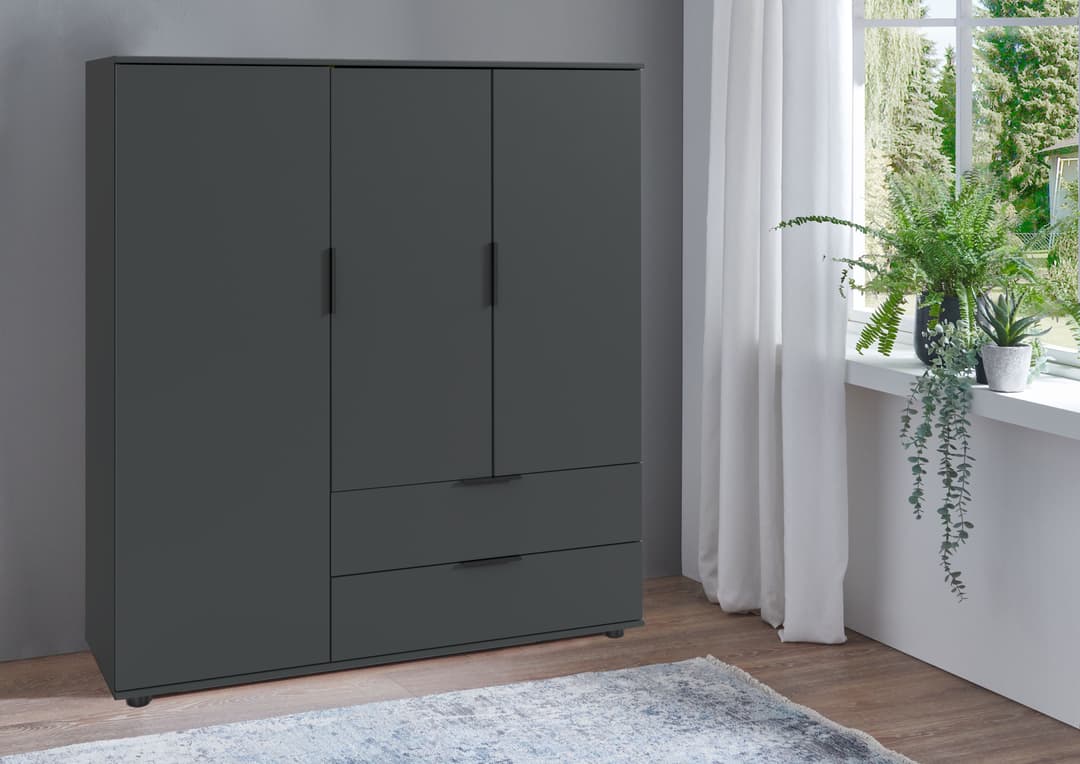 Wimex Wäscheschrank Easy Plus | Grau