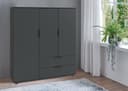 Wimex Wäscheschrank Easy Plus | Grau 2