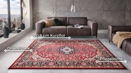 HANSE Home Teppich Skazar Isfahan | Rot