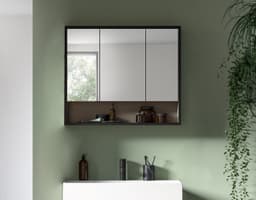 welltime Spiegelschrank Locri | Braun
