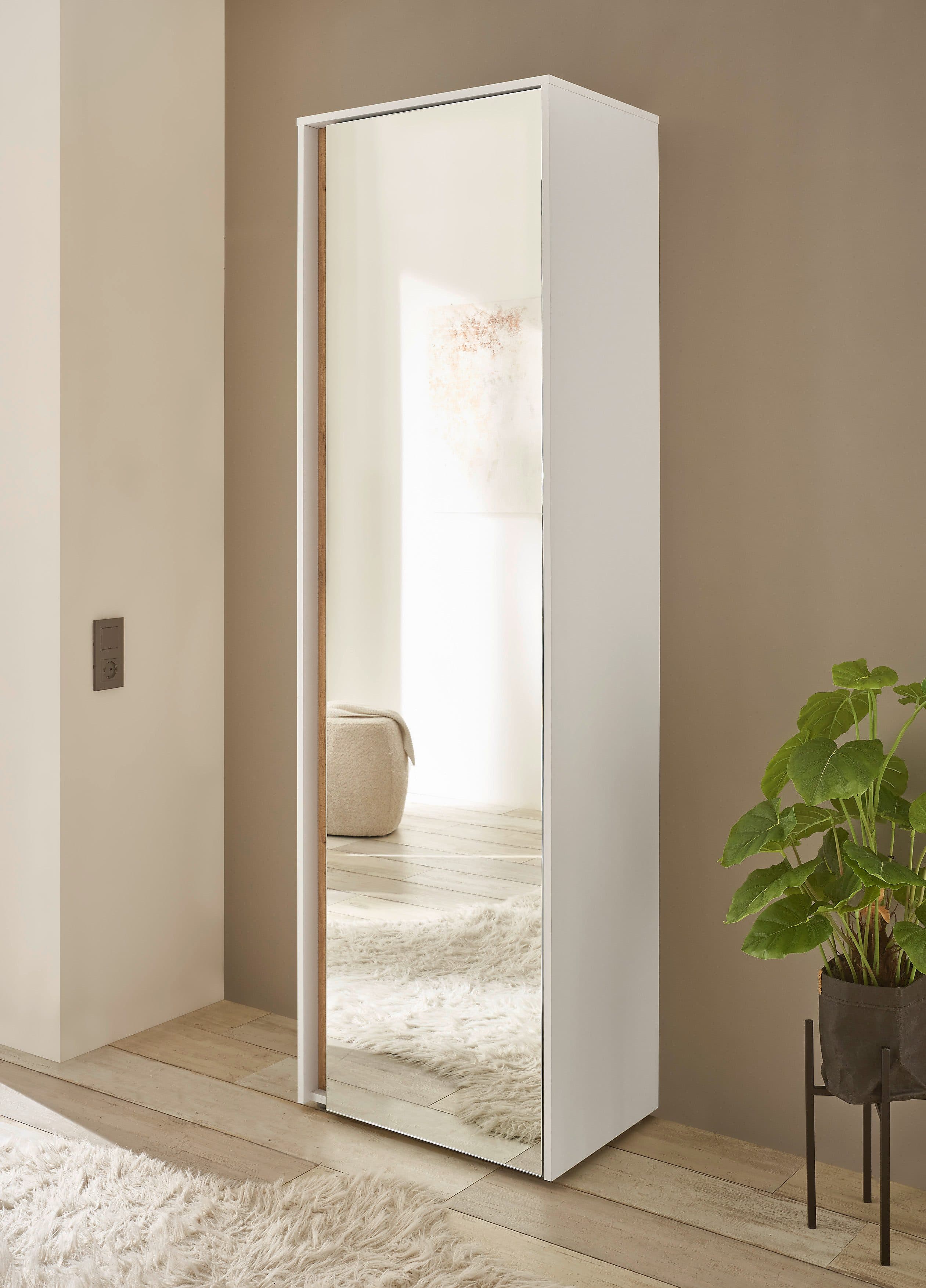 Home affaire Garderobenschrank GiRON/CiTY | Weiß