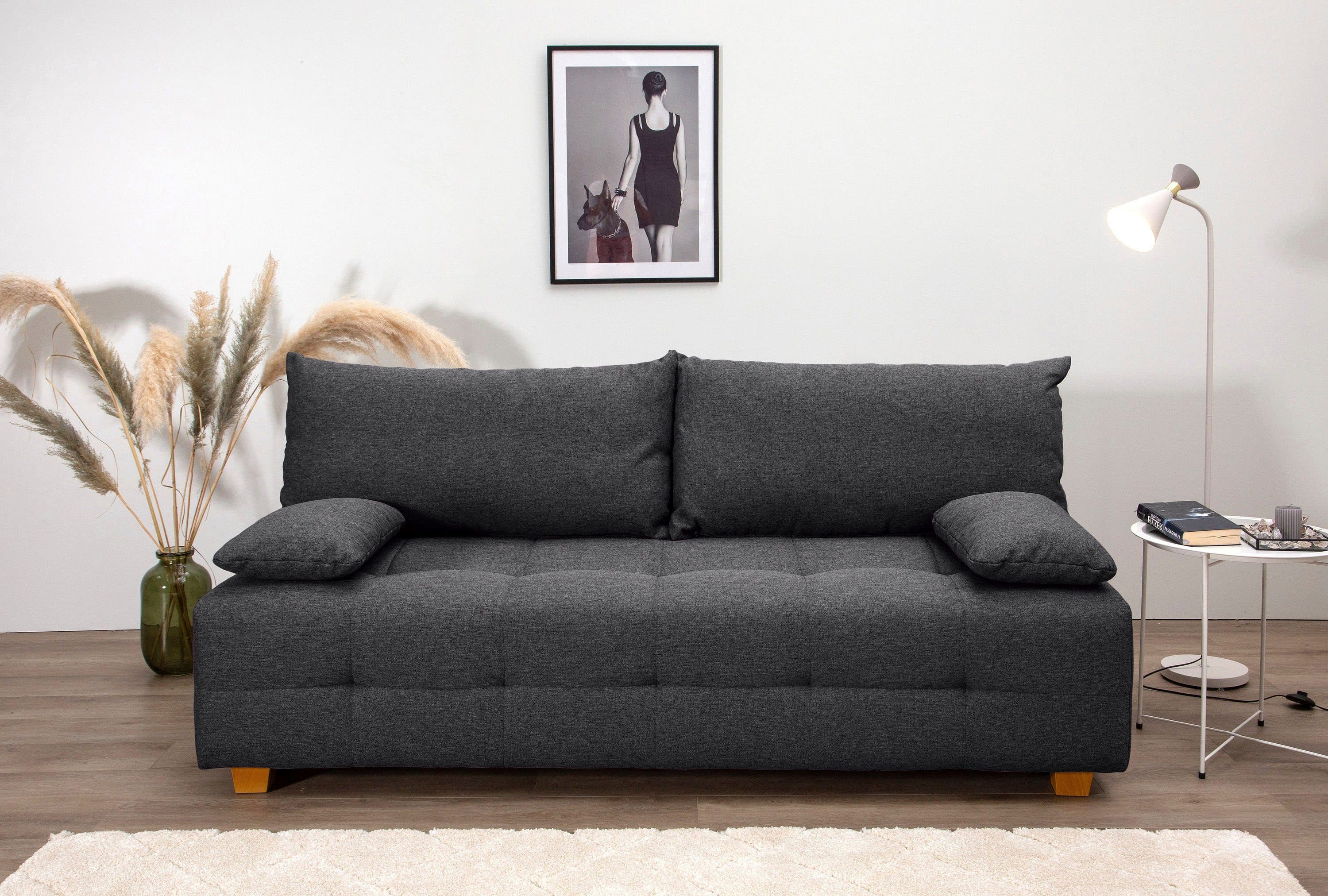 COLLECTION AB Schlafsofa Bella | Grau