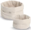 Zeller Present Aufbewahrungskorb Waffelpiqué 2-tlg. | Beige