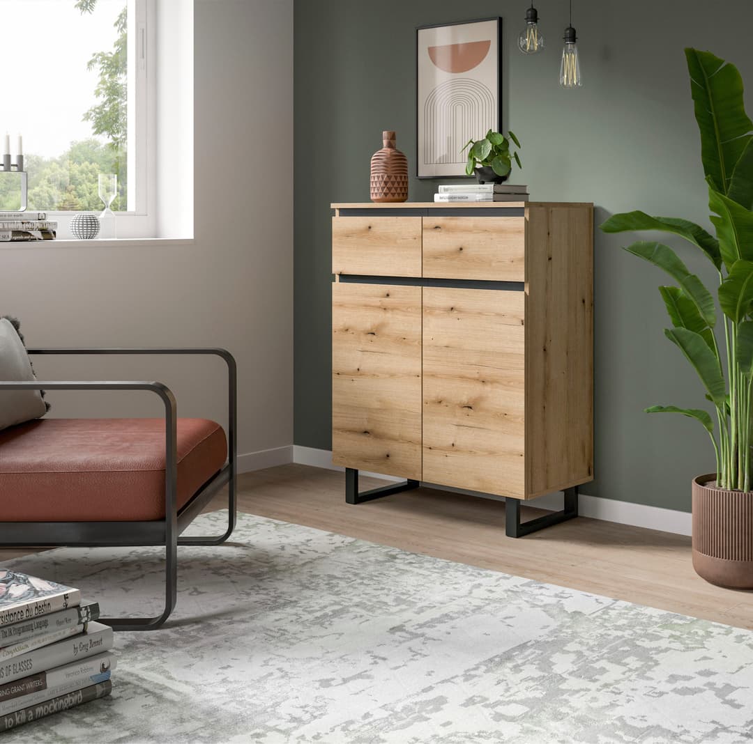 Home affaire Kommode TOMA | Holztöne