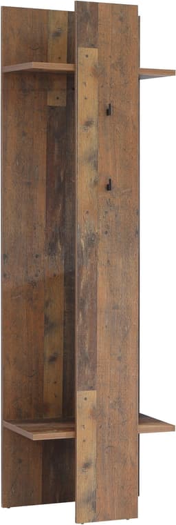 FORTE Garderobenpaneel Clif | Holztöne