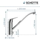 Schütte LUCA Spültischarmatur | Silber 5