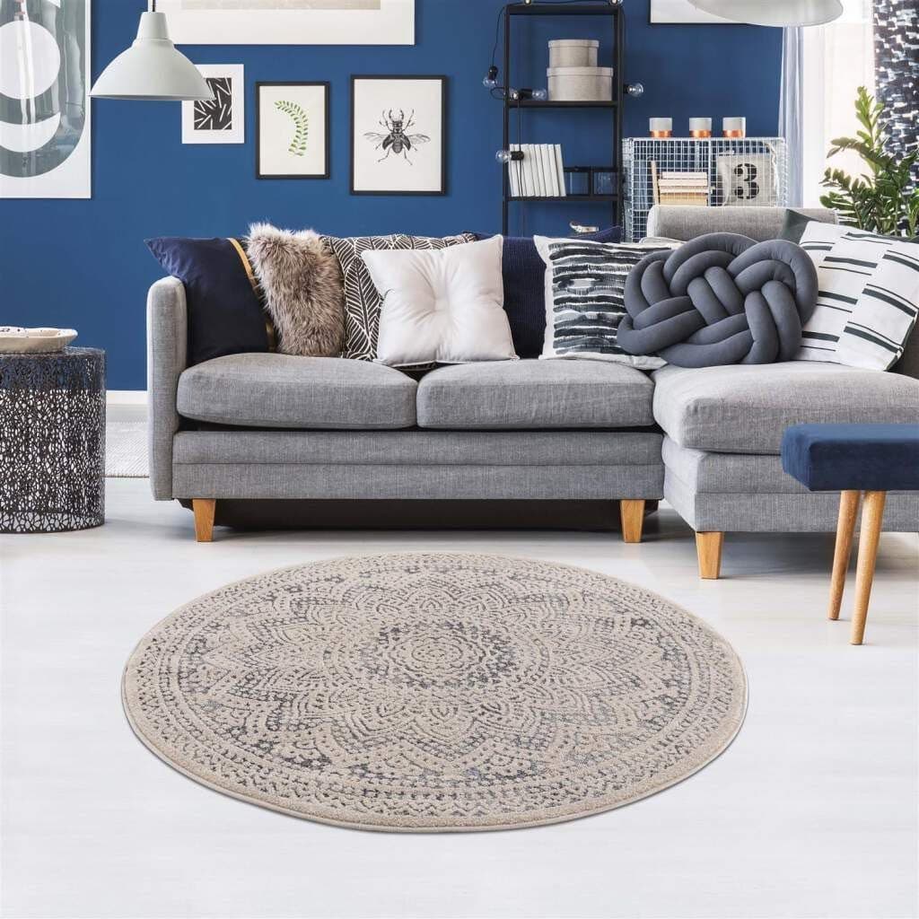 Carpet City Teppich Art 1652 | Grau