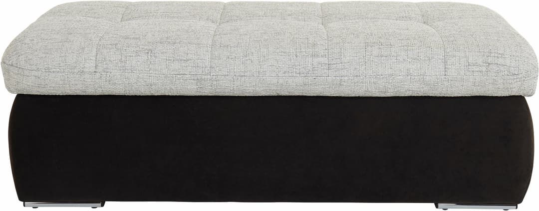 DOMO collection Polsterhocker Moric | Schwarz