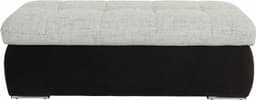 DOMO collection Polsterhocker Moric | Schwarz