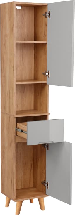 welltime Hochschrank Lund | Grau