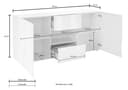 Home affaire Sideboard Dama | Holztöne 5