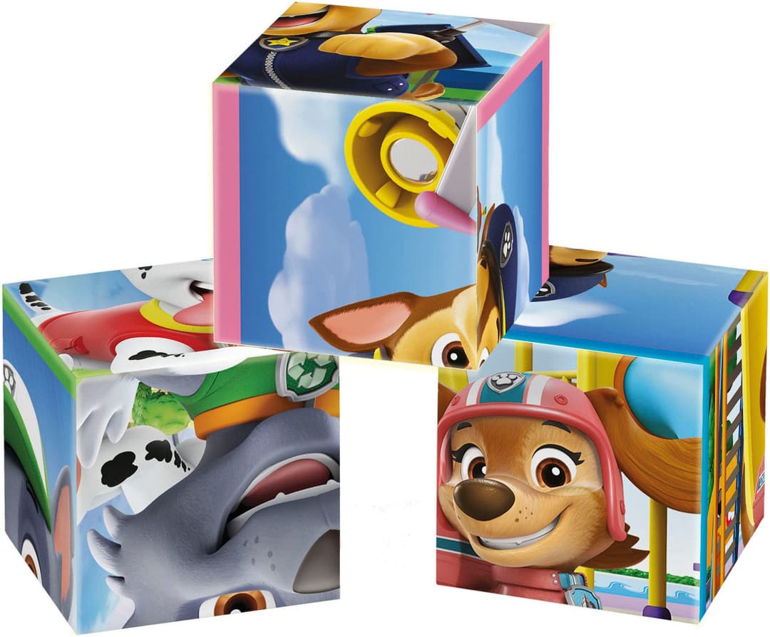 Clementoni® Würfelpuzzle Paw Patrol | Mehrfarbig