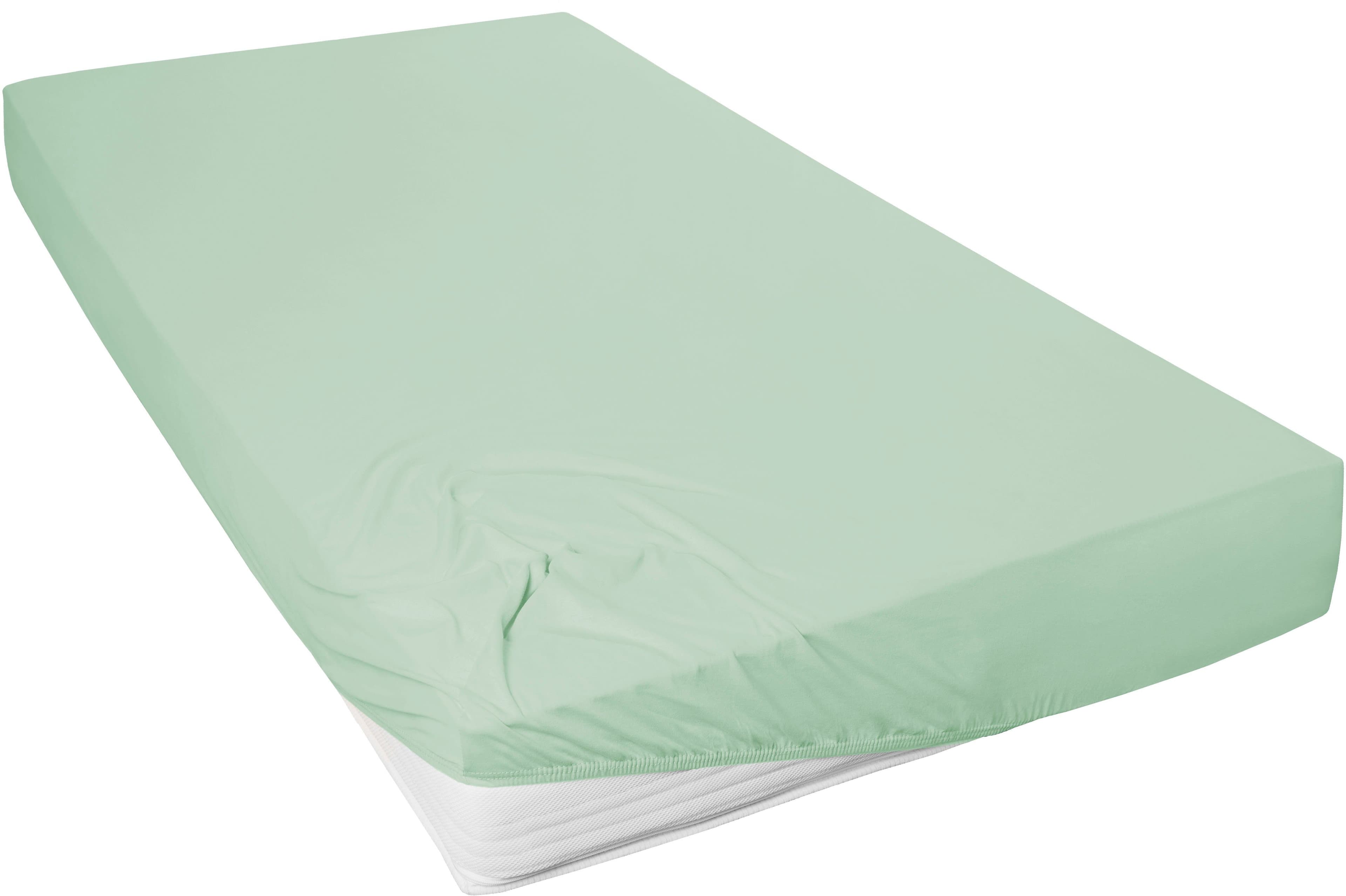 Primera Spannbettlaken Mako-Feinjersey | Grün