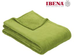 Wohndecke Uni Fleecedecke Olbia | Grün