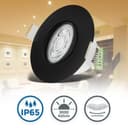 B.K.Licht LED Einbauleuchte 6er Set | Schwarz
