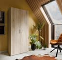 FORTE Kleiderschrank | Holztöne 3