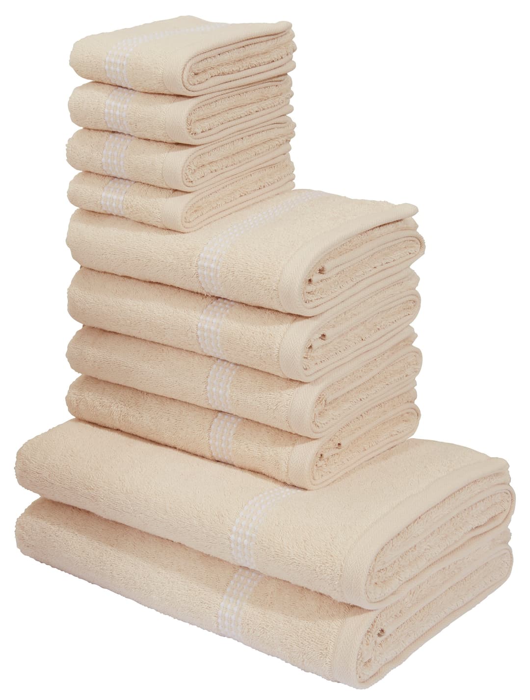 OTTO home Handtuch Set Kapra | Beige