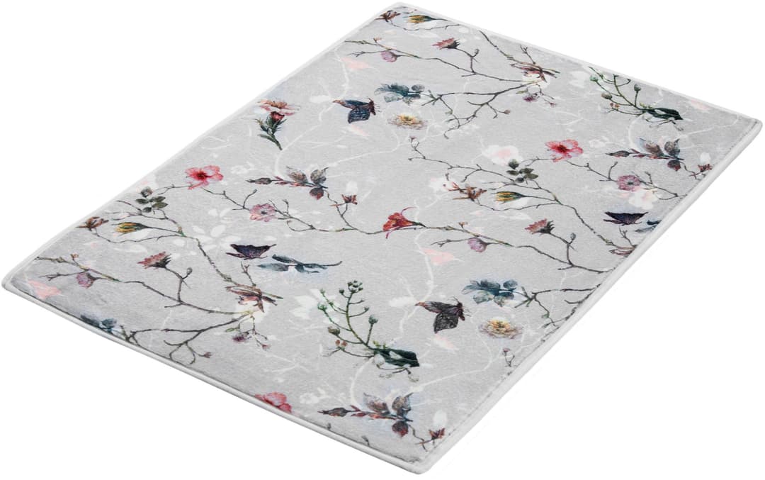 Kleine Wolke Badematte Flores | Mehrfarbig