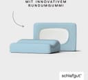 Schlafgut Kissenbezug Pure | Blau 4