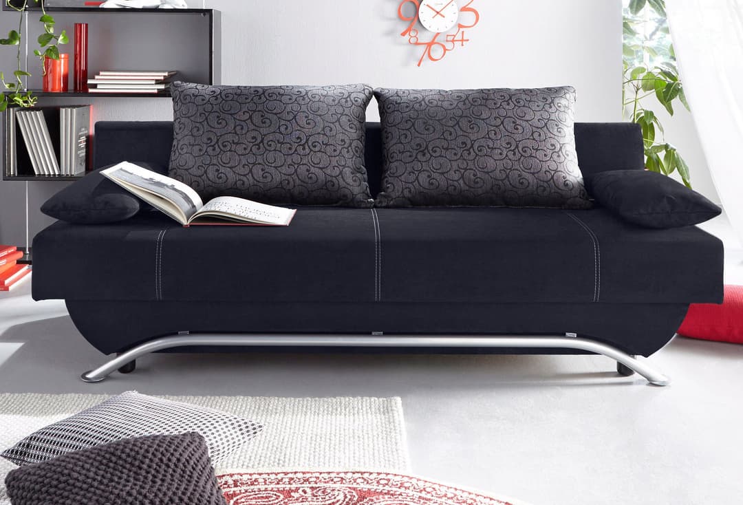 Jockenhöfer Gruppe Schlafsofa Nancy | Schwarz