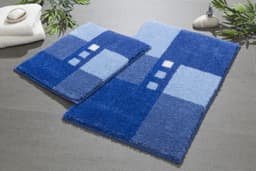 Grund Merkur Badematte 2-tlg. Set | Blau