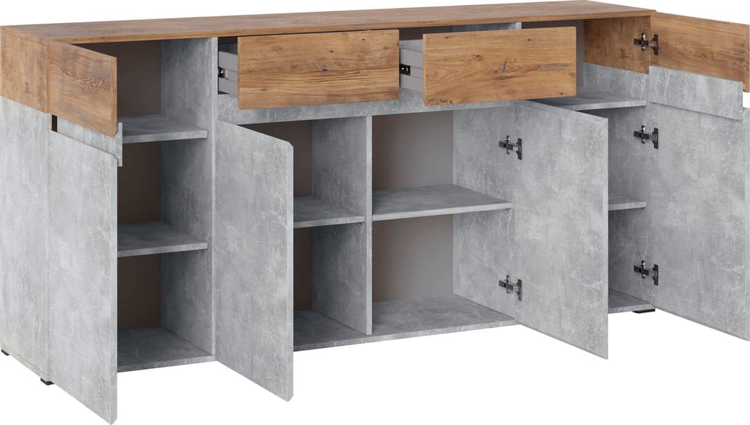 Home affaire Sideboard Rimini | Holztöne