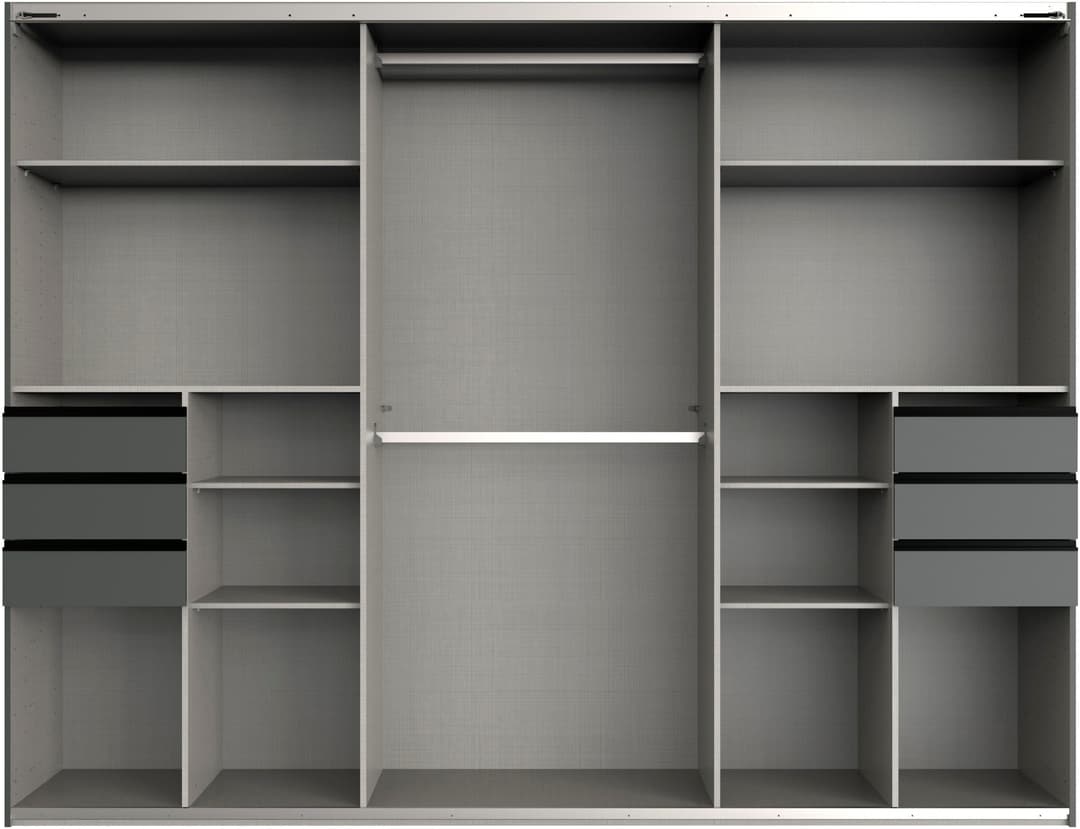 Wimex Schwebetürenschrank Saigon | Grau