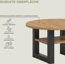 Home affaire Couchtisch Rail | Holztöne 4