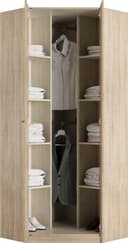 priess Eckkleiderschrank Barcelona | Holztöne 4