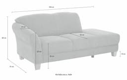 Home affaire Recamiere Gotland | Grau
