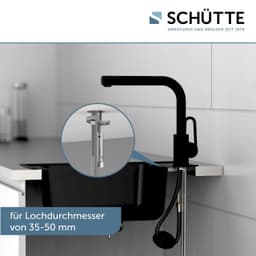 Schütte Spültischarmatur Design | Schwarz