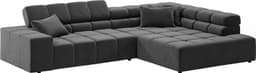 Home affaire Ecksofa Ancona | Schwarz