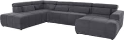 DOMO collection Wohnlandschaft Brandon | Grau