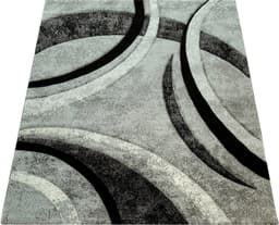 Paco Home Teppich Brillance 758 | Grau