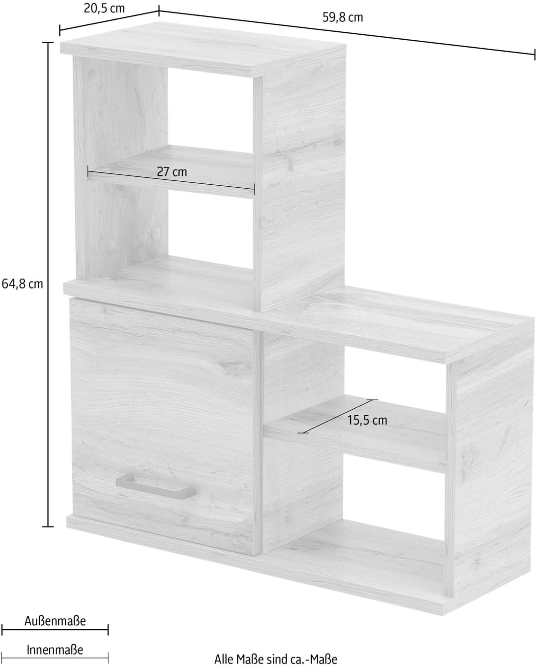 Schildmeyer Hängeschrank Nora | Holztöne