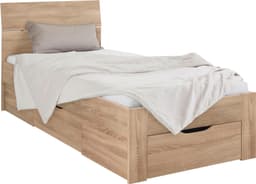 rauch Bett Einzelbett Doppelbett Stauraum FLEXX | Holztöne