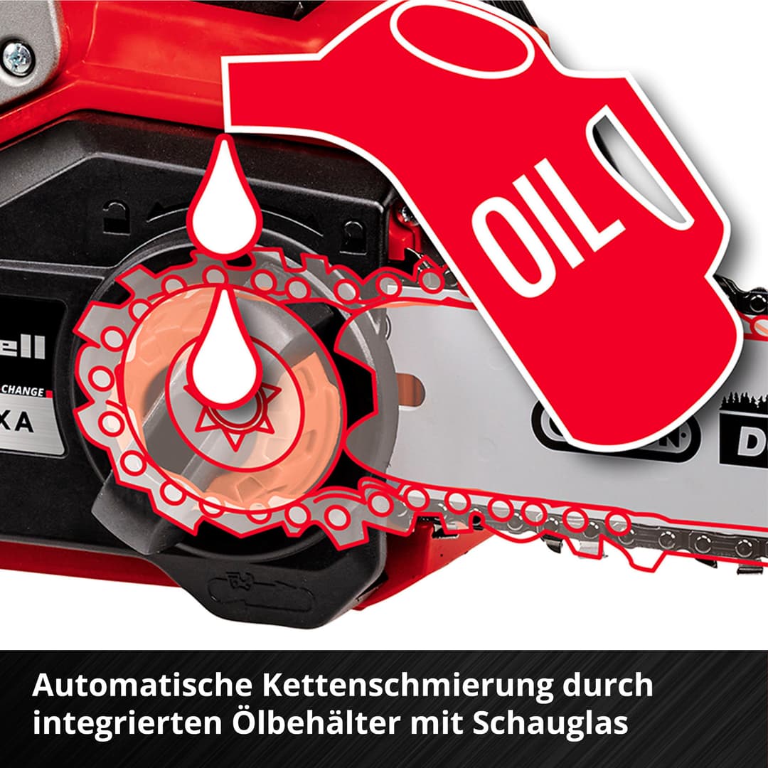 Einhell FORTEXXA 18/30 Akku-Kettensäge | Rot