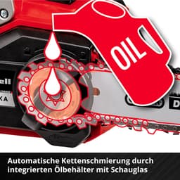 Einhell FORTEXXA 18/30 Akku-Kettensäge | Rot