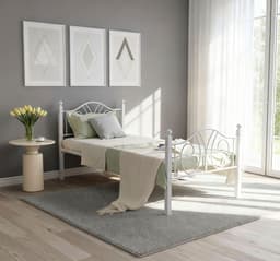 OTTO home Metallbett LUND | Weiß