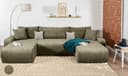 COLLECTION AB Wohnlandschaft Paola U-Form | Grün 2