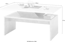 Stolkom Sp.z.o.o. Couchtisch Allegra | Weiß