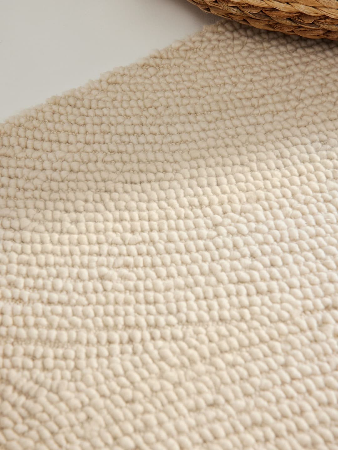 HANSE Home Wollteppich Calmio | Weiß