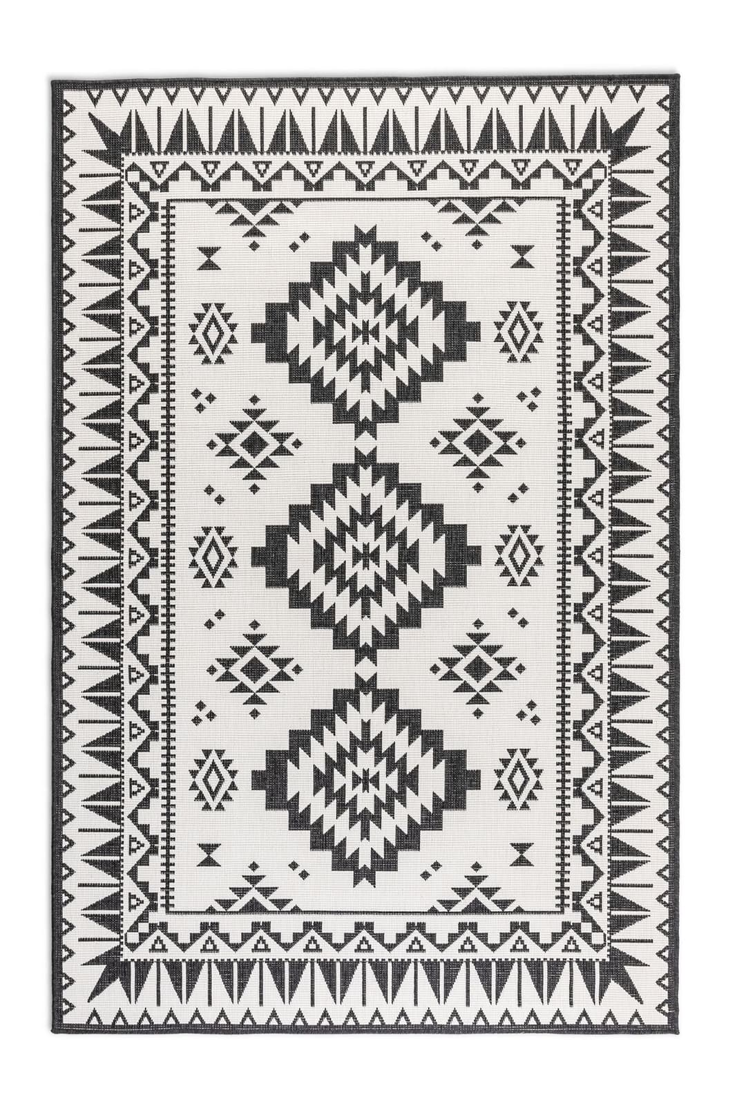 ELLE DECORATION Teppich Dynamic | Schwarz