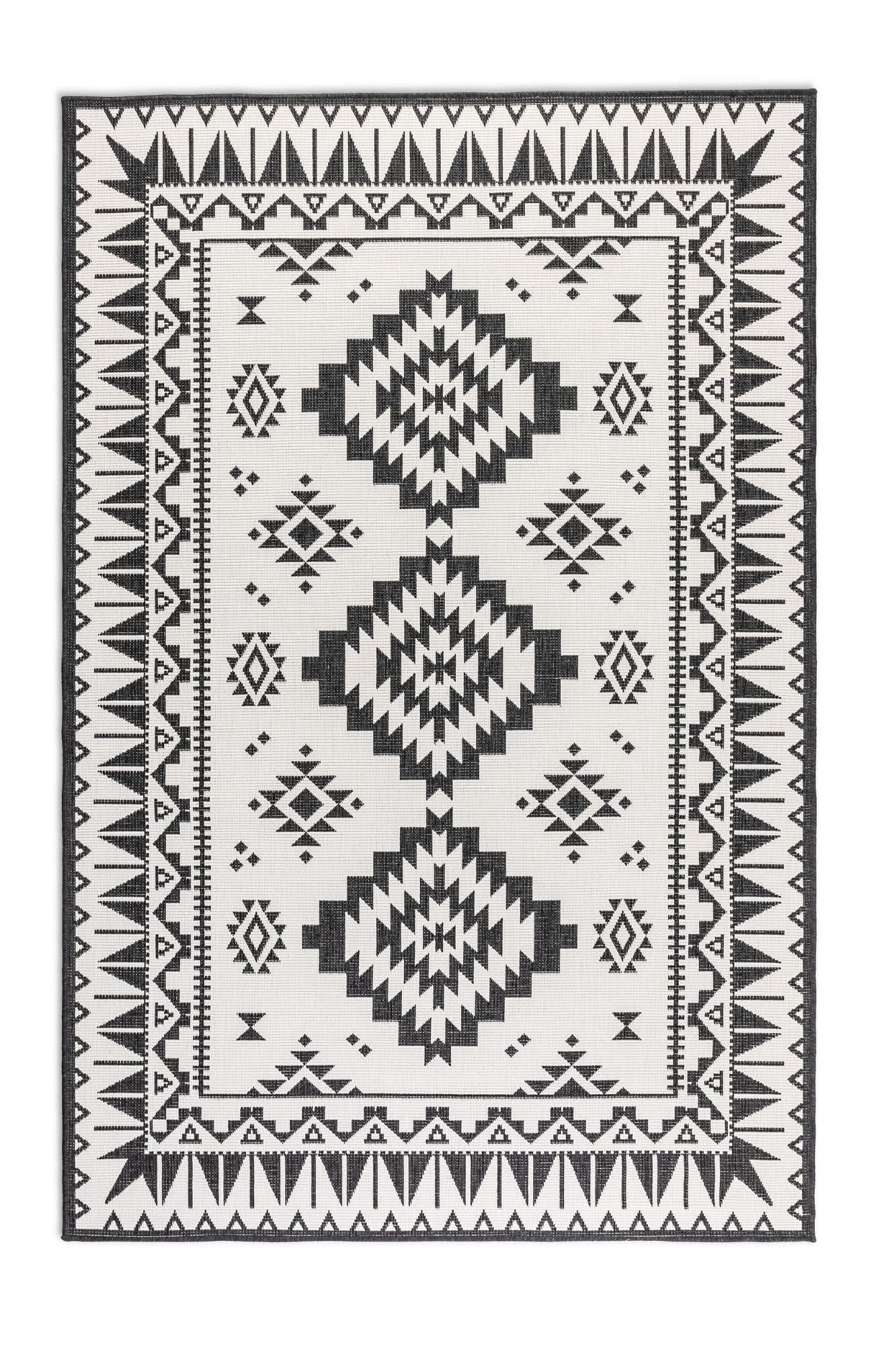 ELLE DECORATION Teppich Dynamic | Schwarz